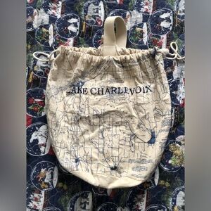 Lake Charlevoix Cream Tote Bag